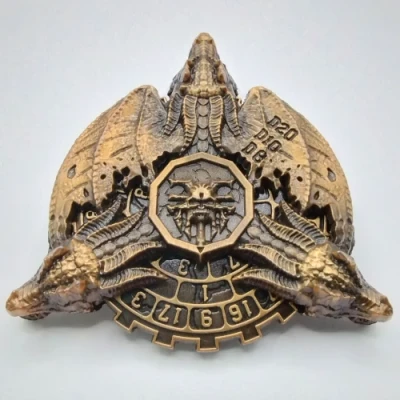 Dice spinner: Vol de dragon - doré dans une boîte
