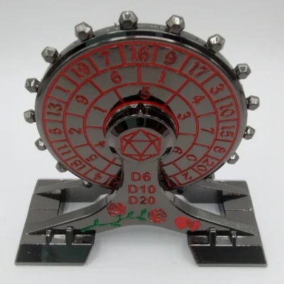 Spinners à une main: noir avec chiffres rouges dans une boîte noire