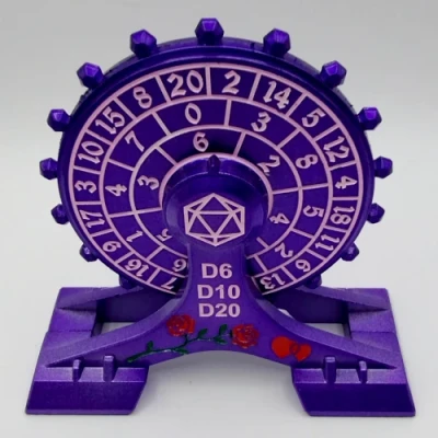 Spinners à une main: mauve dans une boîte noire